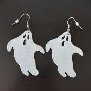 Ghost dangle earrings